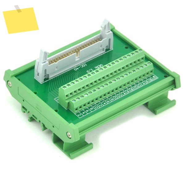 브레이크 아웃 PCB 보드 어댑터, IDC64P 수-64 핀 터미널 블록, IO DIN 레일 장착 제품 이미지