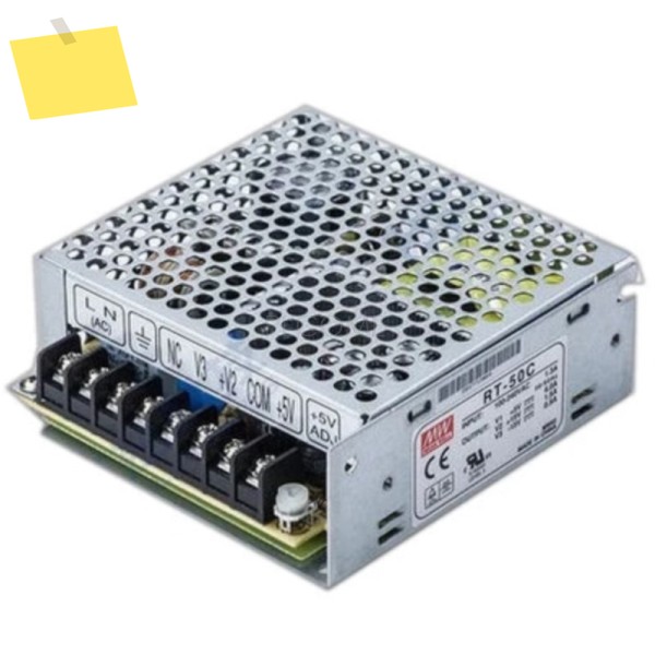 RT-50 정품 Mean Well MW 50W 삼중 출력 스위칭 전원 공급 장치 5V 12V 제품 이미지