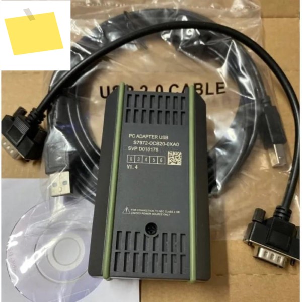 USB-MPI + 절연 어댑터 프로그래밍 케이블, S7-200300400 PLC DPMPIPPI 6ES7 972-0CB20-0XA0 제품 이미지