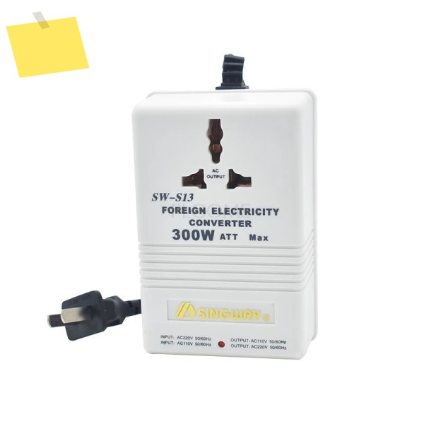 300W 휴대용 전압 변환기 220110v 양방향 220V ~ 110V 전기 전력 어댑터 범용 소켓 제품 이미지