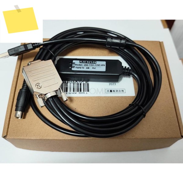 Allen Bradley AB SLC50304 PLC용 USB-1761-1747-CP3 프로그래밍 케이블 대체 제품 이미지