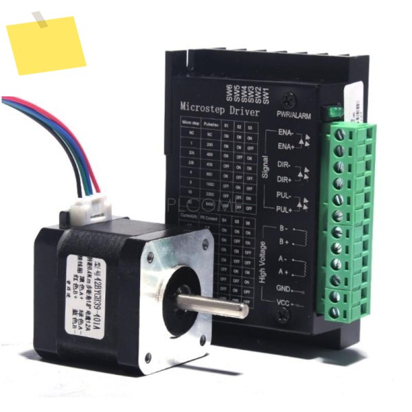 42 스테퍼 모터 0.13N TB6600 또는 DM542C 드라이버 키트 컨트롤러 4A DC 2상 하이브리드 보드 모듈 CNC 제품 이미지