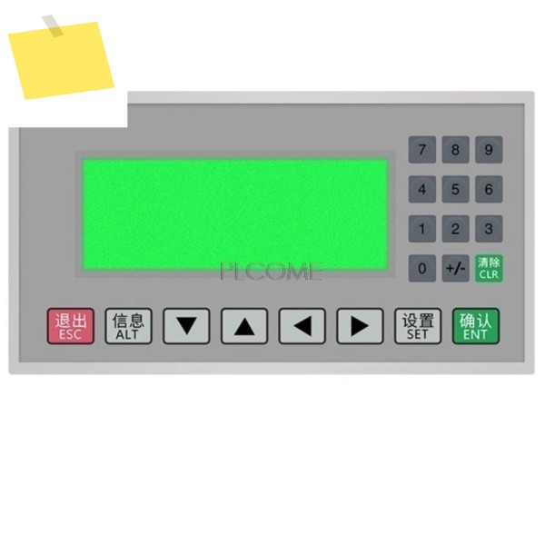 PLC 및 HMI 통합기, OP320-A 텍스트 디스플레이, TD RS232 RS485 모드버스 RTU, AD DA NTC 옵션, FX2N 10MRT 8MT, 2-in-1 제품 이미지
