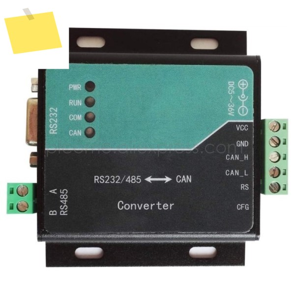 직렬 포트 RS232RS485-CAN, CANBUS-Modbus RTU 변환기 투명 전송 산업용 등급 제품 이미지