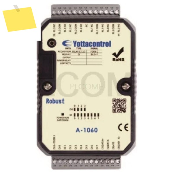 YottaControl RS485 IO 원격 모듈 디지털 입력 출력 Modbus RTU ASCII DAQ 데이터 수집 제품 이미지