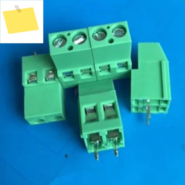 100pcs KF129 5.0mm 또는 300V 25A 나사 유형 PCB 터미널 블록, 2P 3P 결합 가능 제품 이미지