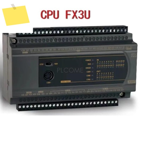 FX1N FX3U 16 20 24 28 32 40 60 MR MT 아날로그 4AD 2DA PLC RS485 Modbus RTU 미쓰비시 제품 이미지
