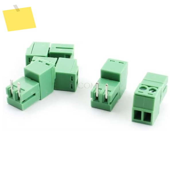 100 세트 KF2EDGK 5.0mm 플러그인 PCB 터미널 블록어댑터 포함, 2P 3P 제품 이미지