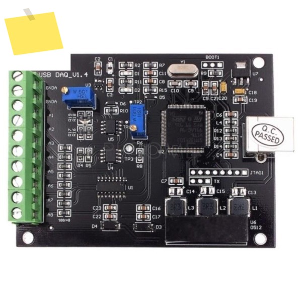 USB DAQ 8AD 8 SE 아날로그 입력 12비트 100KHz 데이터 수집 모듈 -10~10V 연속 샘플링 보드 C Labview MATLAB 제품 이미지