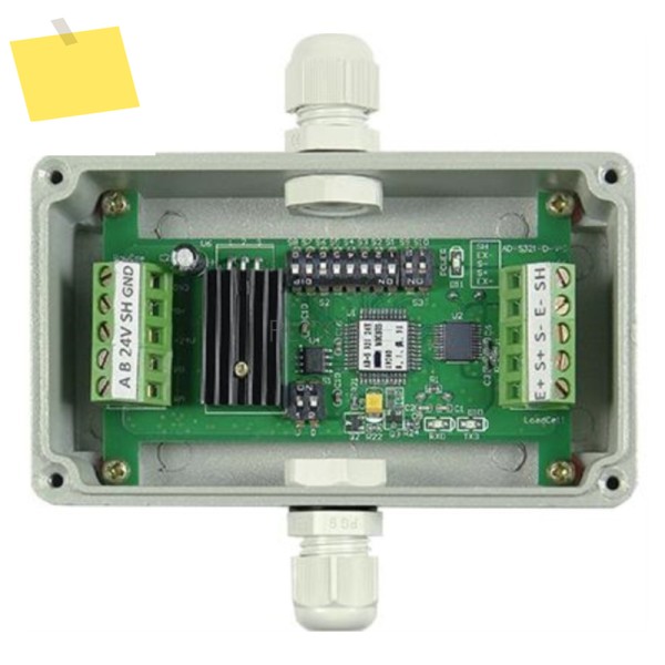 일반 계량 AD 모듈 디지털 로드셀 무게 측정 변환 RS485 Modbus RTU에서 PLC HMI로 스틸 케이스, 샘플 제공 제품 이미지