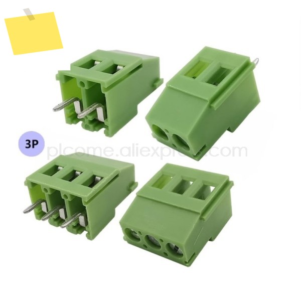 100개 KF129 7.5mm 또는 300V 25A PCB 범용 나사 고정 터미널 블록 MKDS3, 2P 3P 폴, 고품질 제품 이미지