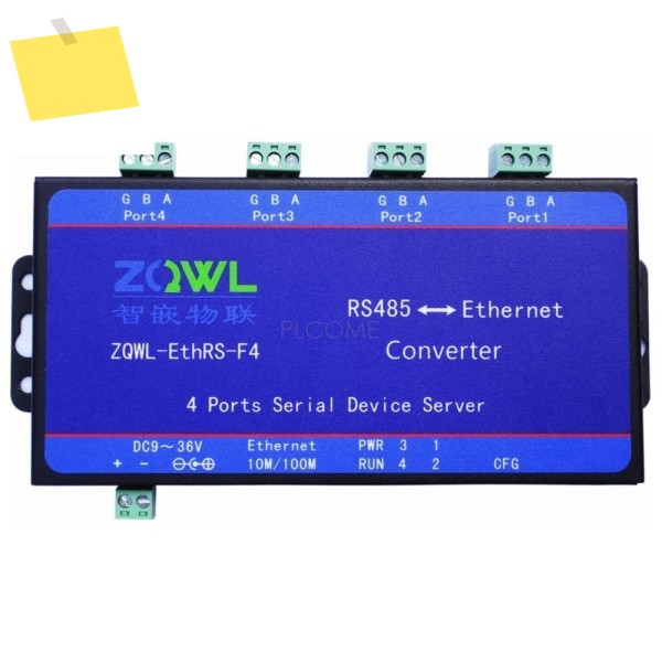 4포트 직렬 장치 서버 RS485를 이더넷으로 격리 Modbus TCP 변환기 게이트웨이 9~36V 제품 이미지