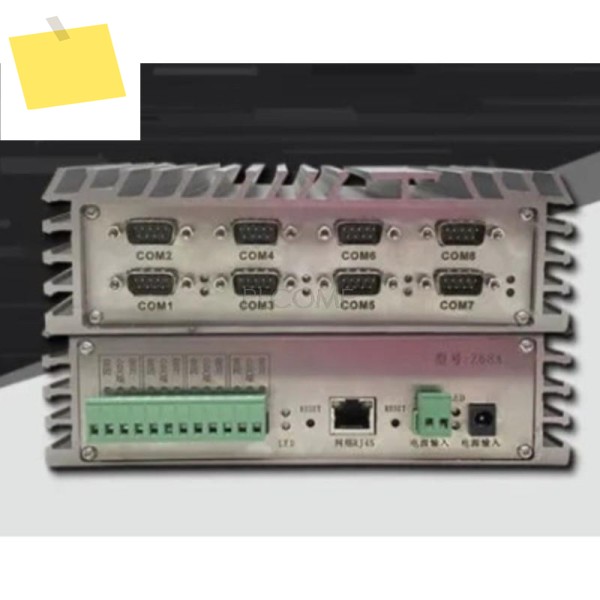 Modbus 게이트웨이 8 포트 RS232 또는 RS485 - 이더넷 직렬 장치 서버네트워크 릴레이 4개 포함, RTU TCP 변환기 제품 이미지
