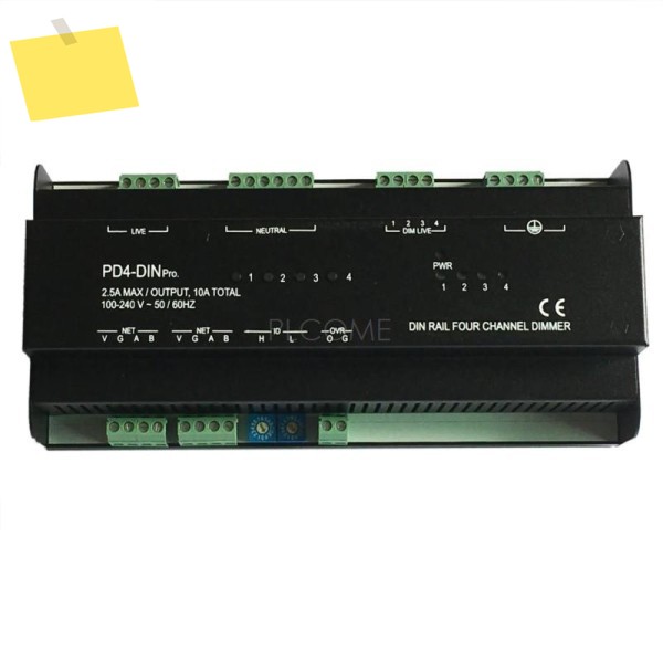 4채널 디밍 가능 모듈 RS485 LED 조명 리딩 디머 스위치 86 APP 장면 제어 지원 안드로이드 iOS Control4 Crestron 제품 이미지
