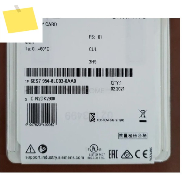 S7-1200 PLC용 메모리 카드, 6ES7954-8LC03-0AA0, 8LE03, 새제품 제품 이미지