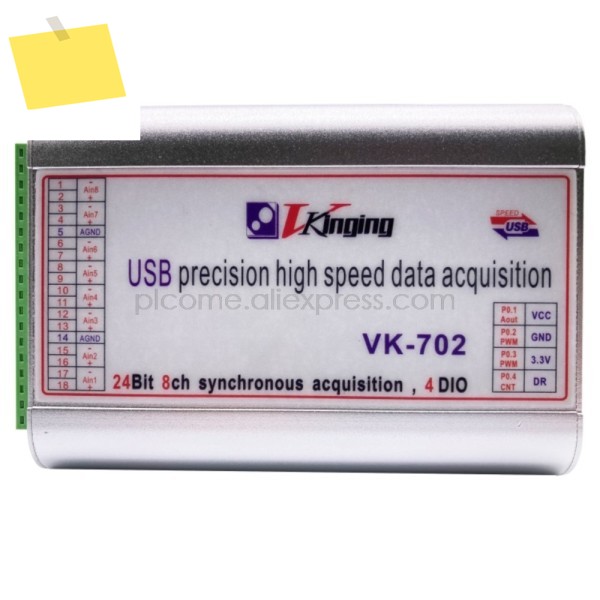 USB 동기 데이터 수집 카드, 8 채널 차동 입력 절연 24 비트 400ksps IEPE 제품 이미지