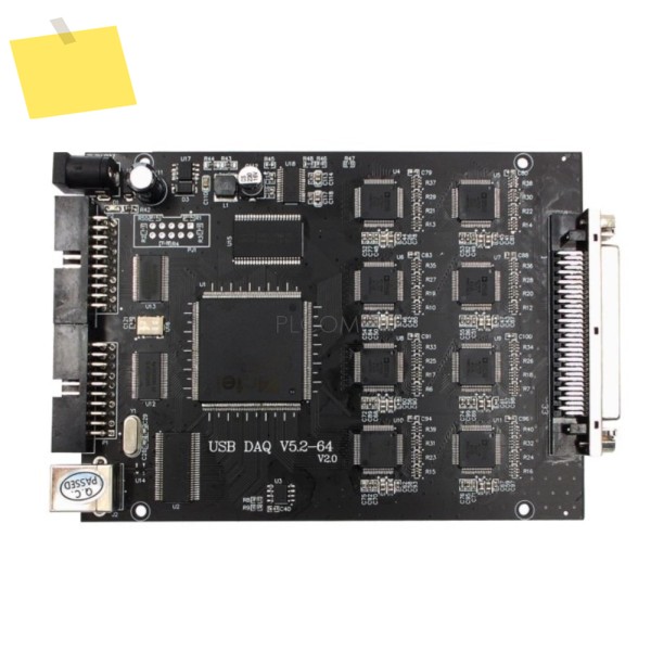 64 채널 아날로그 입력 16비트 25KHz USB 동기식 DAQ 데이터 수집 카드, 16DI 2PWM labview Matlab 제품 이미지