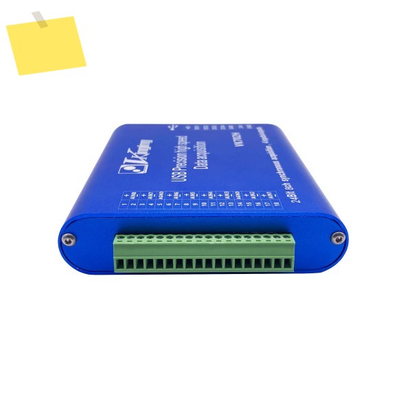이더넷 동기 데이터 수집 카드, 8 채널 트루 차동 입력, 24 비트 800ksps SD 오프라인 스토리지, IEPE LABVIEW 제품 이미지