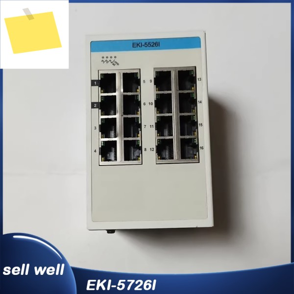 16포트 산업용 이더넷 스위치 EKI-5726I 제품 이미지