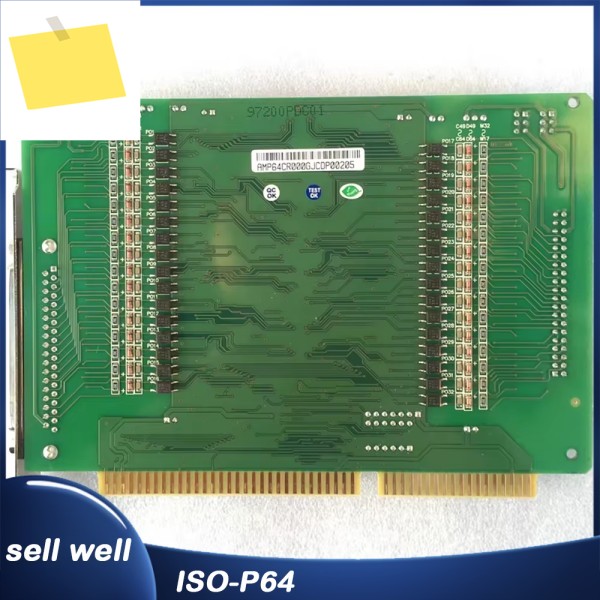 64채널 광학 절연 디지털 입력 카드용 ISOP64 REV 3.0 제품 이미지