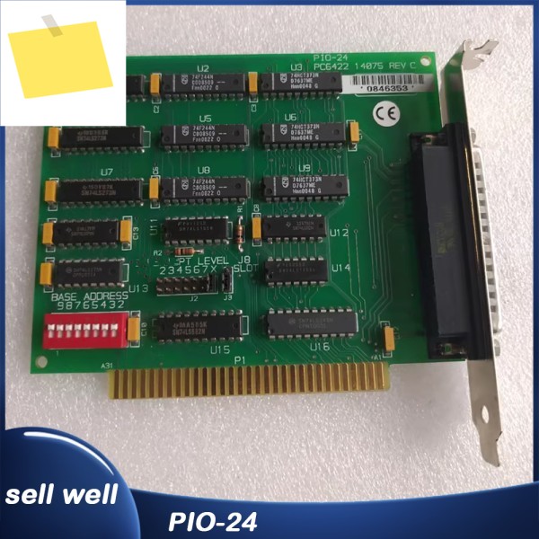 산업용 데이터 수집 카드 PIO-24 PC6422 14075 REV C 제품 이미지