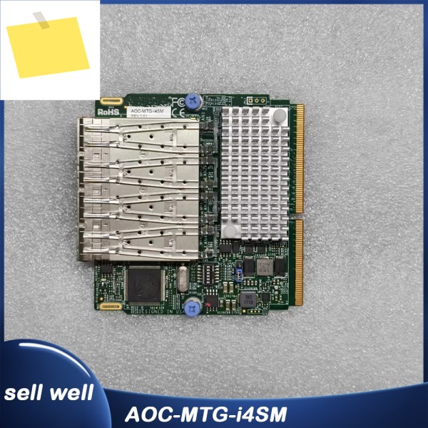 4포트 광 10기가비트 네트워크 카드 AOC-MTG-i4SM 제품 이미지