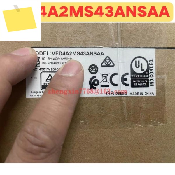 신품 오리지널 VFD4A2MS43ANSAA 주파수 변환기 제품 이미지