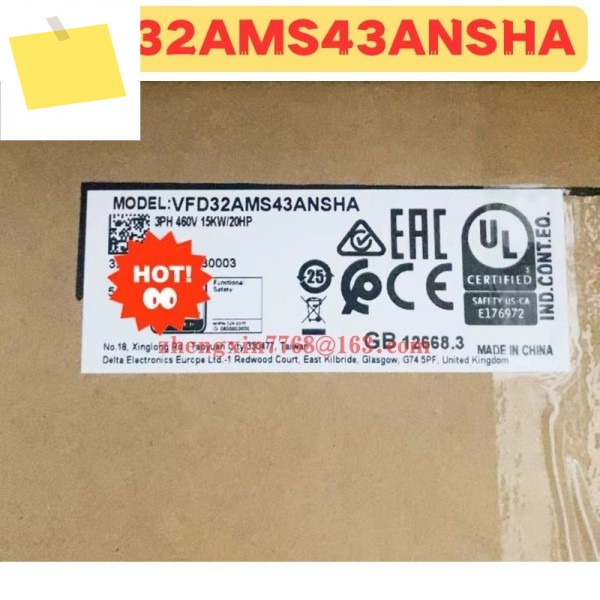 신품 오리지널 VFD32AMS43ANSHA 주파수 변환기 제품 이미지