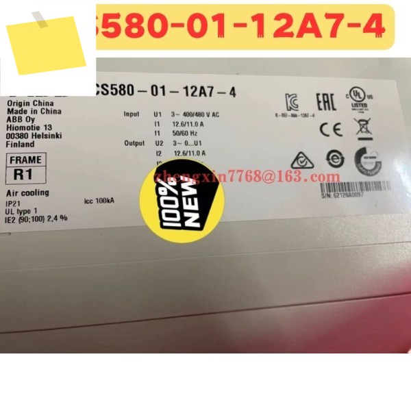 신품 원본 ACS580-01-12A7-4 01 12A7 4 주파수 변환기 제품 이미지