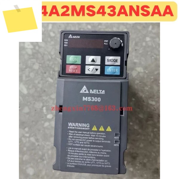 중고 주파수 변환기, 정상 기능 테스트 완료, VFD4A2MS43ANSAA 제품 이미지