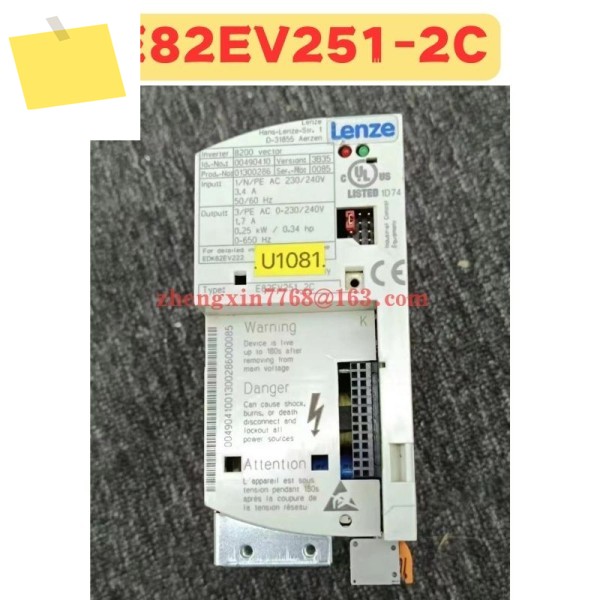 중고 주파수 변환기 E82EV251-2C 2C 정상 기능 테스트 완료 OK 제품 이미지