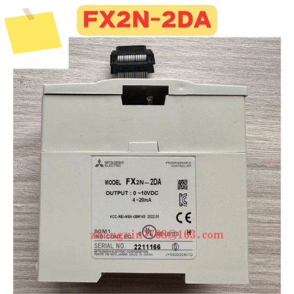 90% 새 PLC 모듈 FX2N-2DA 일반 기능 테스트 완료 OK 제품 이미지