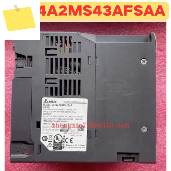 중고 주파수 변환기 VFD4A2MS43AFSAA 정상 기능 테스트 완료 OK 제품 이미지
