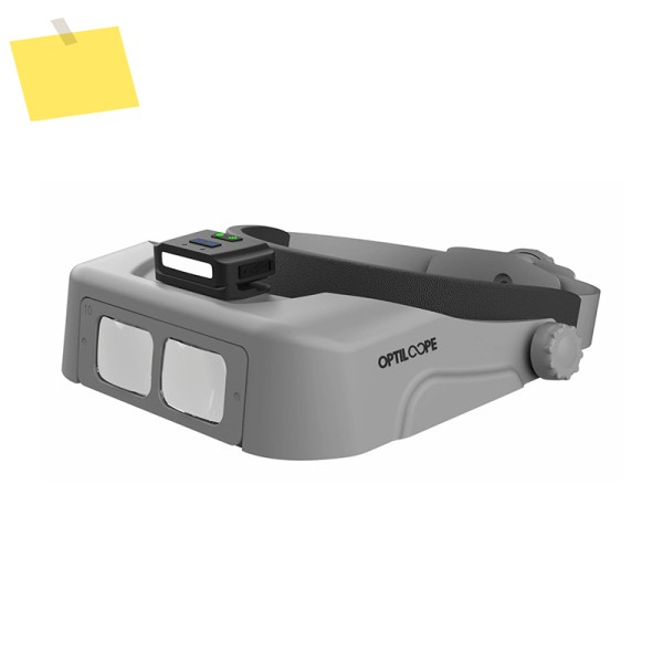 스마트프로 옵티루프 USB 충전식 헤드밴드 확대경 보석 검사용 1.75x 2x 루페 LED 조명 포함 제품 이미지