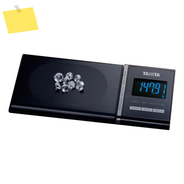 Tanita 1479J2 전문 초정밀 200g0.01 보석상의 다이아몬드 스케일 gozctgroztdwt 6 단위 휴대용 저울 제품 이미지