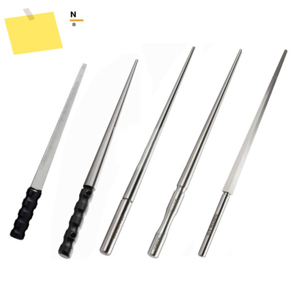 Durston Tools 표시되지 않은 경화 강철 링 맨드릴 기리 라운드타원형사각형긴 모양의 쥬얼리 핸들이 있는 트라이블렛 만들기 제품 이미지