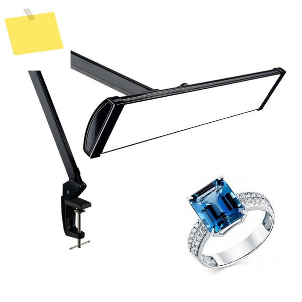 전문 쥬얼리 작업대 램프, 조광 가능 조명, 터치 센서 CCT 6000K LED 45W 제품 이미지