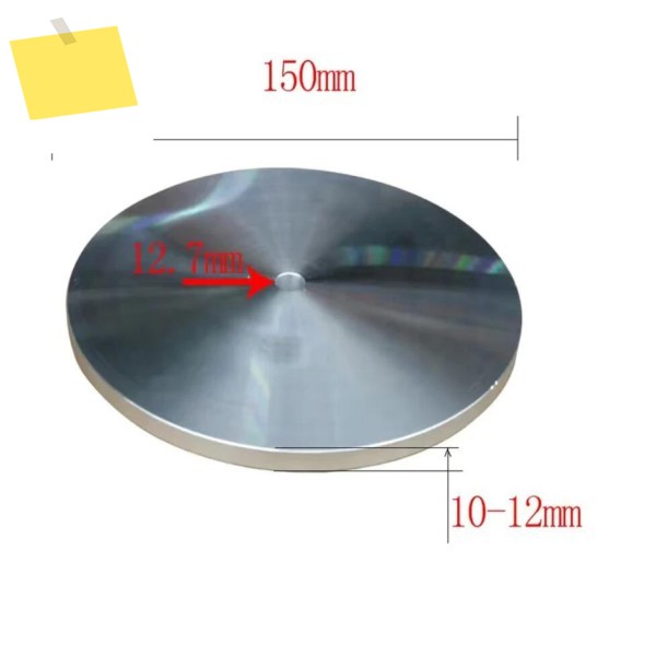 150MM 아연 플레이트 보석 연마 빠우 플랫 랩 휠 6인치 디스크 래핑 다이아몬드 연삭 빠우 페이스트와 호환 제품 이미지