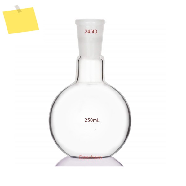 실험실 화학 유리 용기, 평평한 바닥 플라스크, 싱글 넥, 2440,1 250ml 제품 이미지