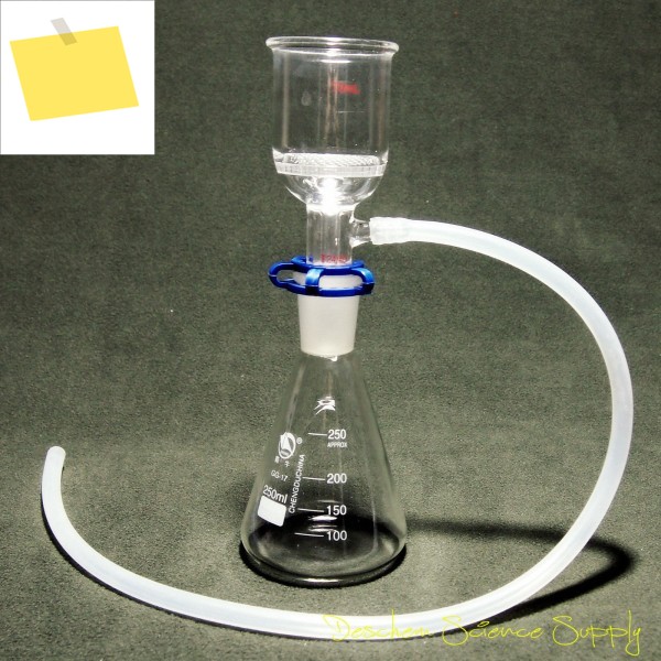 실험실 흡입 여과 장치, 47mm Buchner 깔때기 및 유리 Erlenmeye 플라스크, 250ml 제품 이미지