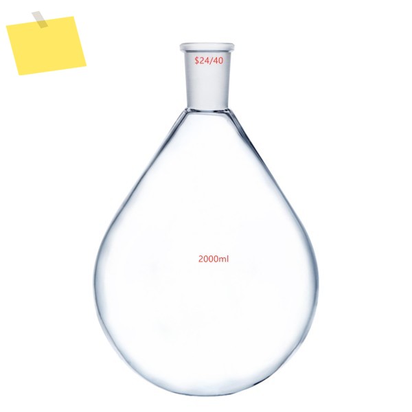 2000ml,2440,유리 회수 플라스크,2리터,회전식 증발기 Kjelda 병 제품 이미지