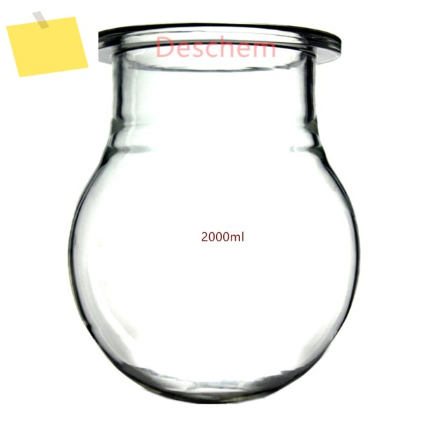 2리터 반응기용 유리 플라스크, 플랜지 OD = 150mm, 2000ml 제품 이미지