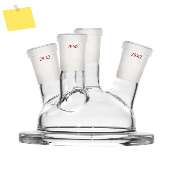 2942 OD = 150mm, 4-넥 유리 반응기 뚜껑, 베셀 사용 제품 이미지