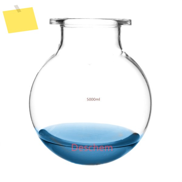 유리 반응기 플라스크 OD 플랜지 = 150mm, 5 리터 주전자, 5000ml 제품 이미지