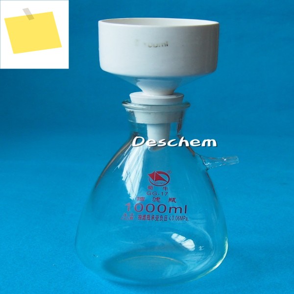 진공 흡입 여과 장치, Buchner 깔때기 무거운 벽, 1 L, 1000ml 제품 이미지