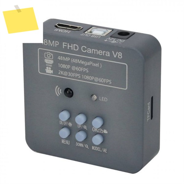 전화 PCB 수리용 48MP V8 2K 1080P FHD C 마운트 USB 현미경 디지털 산업용 카메라 제품 이미지