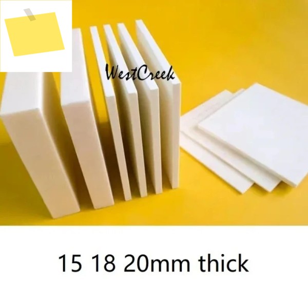 WESTCREEK 99% 알루미나 세라믹 웨이퍼, 산화물 칩, AlO 플레이트, 커런덤 시트, 내열성 기판, 18mm, 20mm 두께 제품 이미지