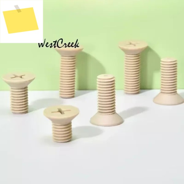 WESTCREEK 필립스 카운터싱크 헤드 나사, PEEK 크로스 폴리에스터-케톤볼트, M4, 20 개 제품 이미지