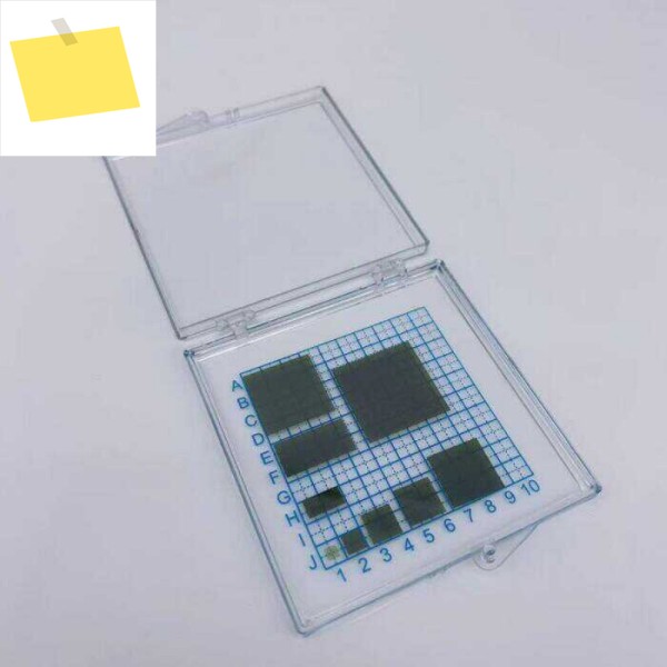 정사각형 단결정 전도성 실리콘 카바이드 칩, 양면 연마 빠우 , 길이 및 너비 3-25mm, 두께 350um 제품 이미지