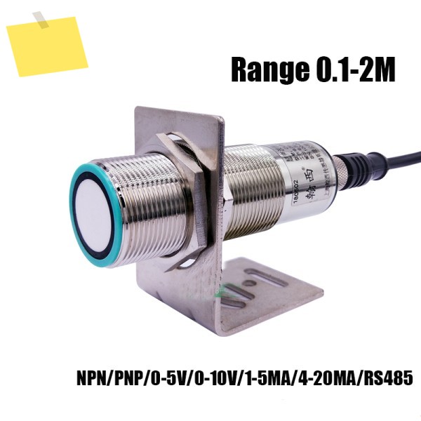초음파 거리 센서 아날로그 M30 200kHz, 0.1-2M, 0-5V, 모션 검출기 근접 스위치 제품 이미지